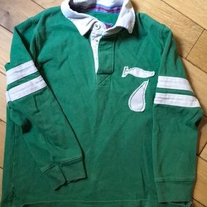 Mini Boden boys rugby shirt size 7/8